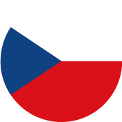 Czech Republic flag symbolizing international roofing services and connections in the Knoxville area.