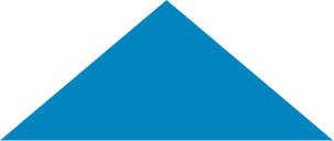 Blue triangular graphic representing durable roofing solutions for homes in Sevierville, Pigeon Forge, and Gatlinburg.